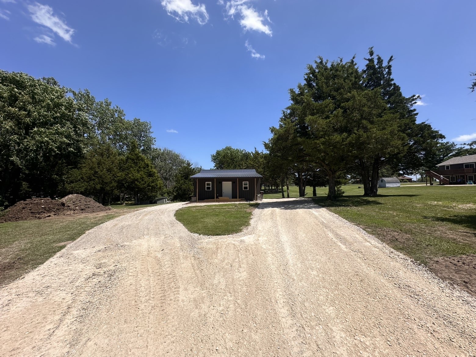 Gravel driveway grading rural Missouri — Emanuel Excavation